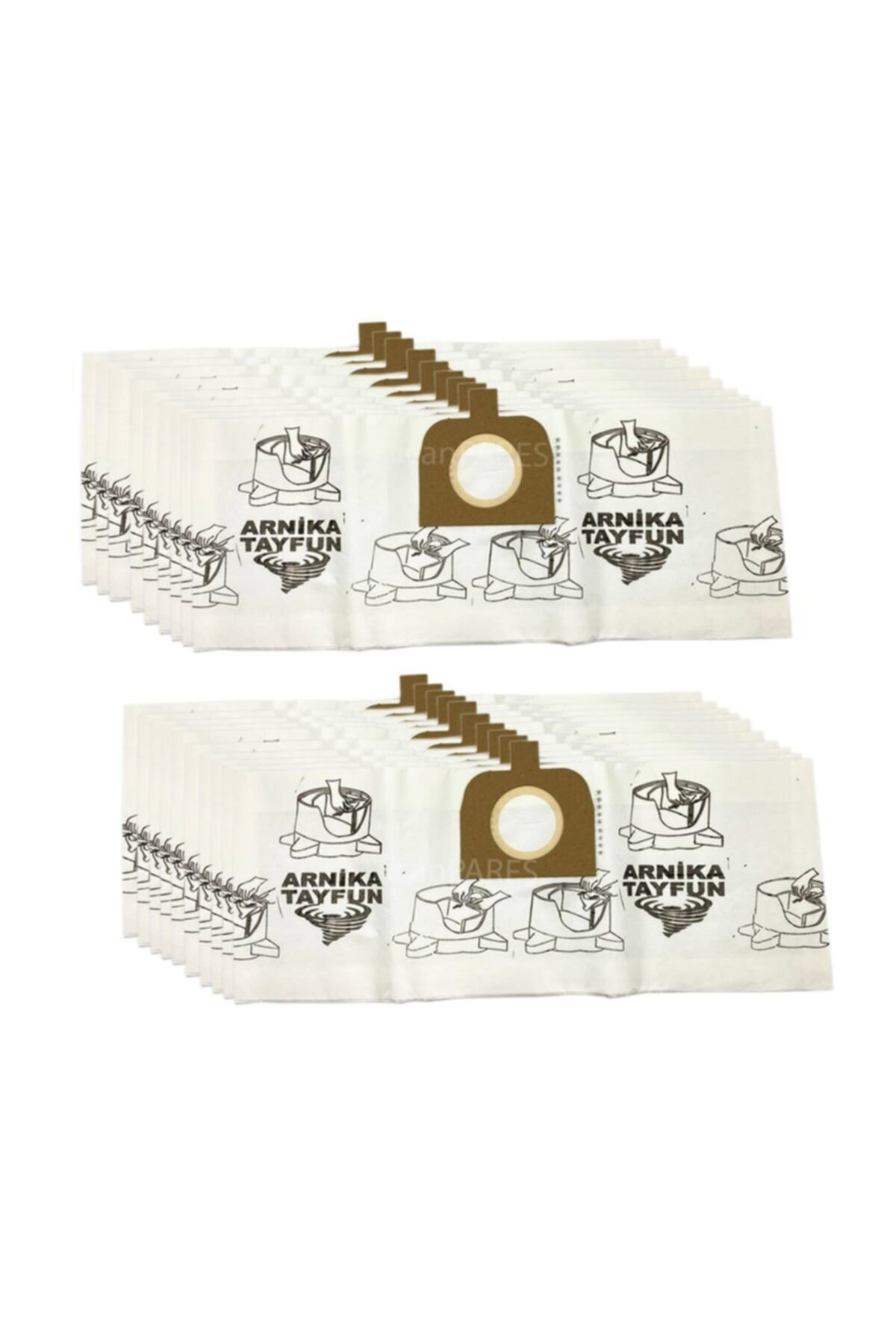 Arnica%20Tayfun%20Süpürge%20Kağıt%20Toz%20Torbası%2020%20Adet